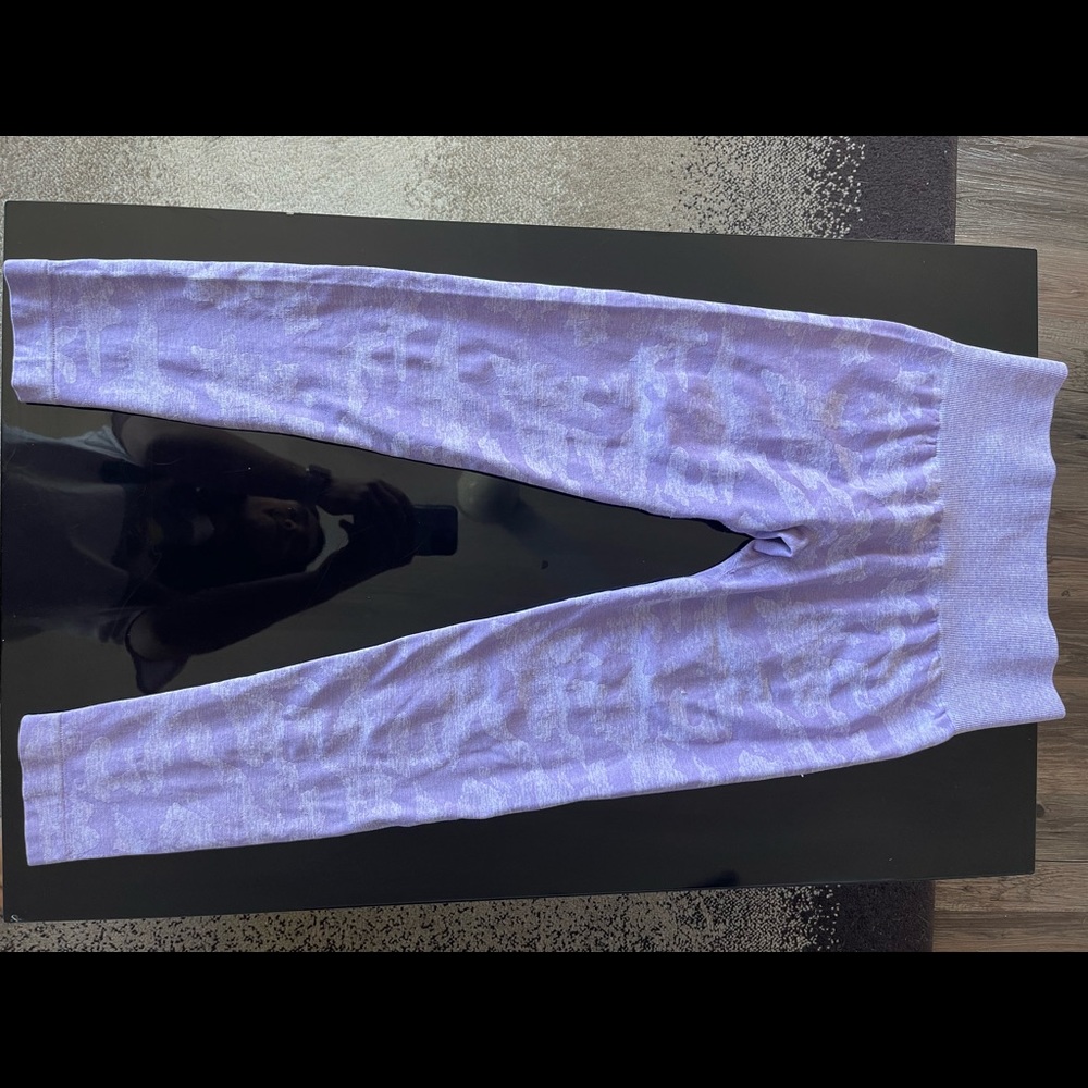 NVGTN Purple Camo Leggings Size L